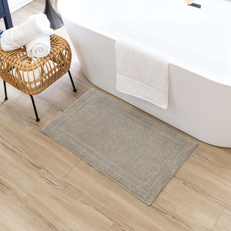 Tapis de bain tricoté, Pierre à feu, L 17 po x L 24 po