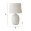 Harrison Ceramic Table Lamp-1195490435