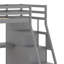 Lit mezzanine avec tiroirs, tablettes et bureau-289469604