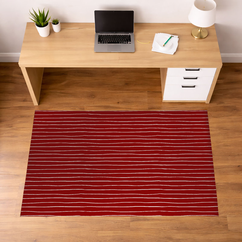 Tapis de bureau léger Smooth Lay, 36" W x 24" D, Cranberry Red