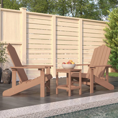 Lucerne Outdoor Adirondack Chair With Table