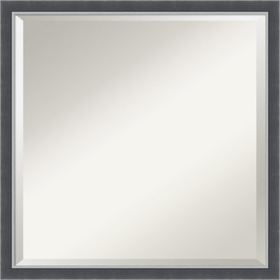 Notchietown Wood Flat Wall Mirror