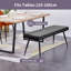 Depue Velvet 130cm Upholstered Bench for 2 person-1103053268