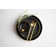"The Luxury Collection" Black with Gold Trim - Four Piece Dinnerware Set