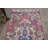 Vintage Wool Patchwork Runner, 29.9x82.3 Inch Red Rug