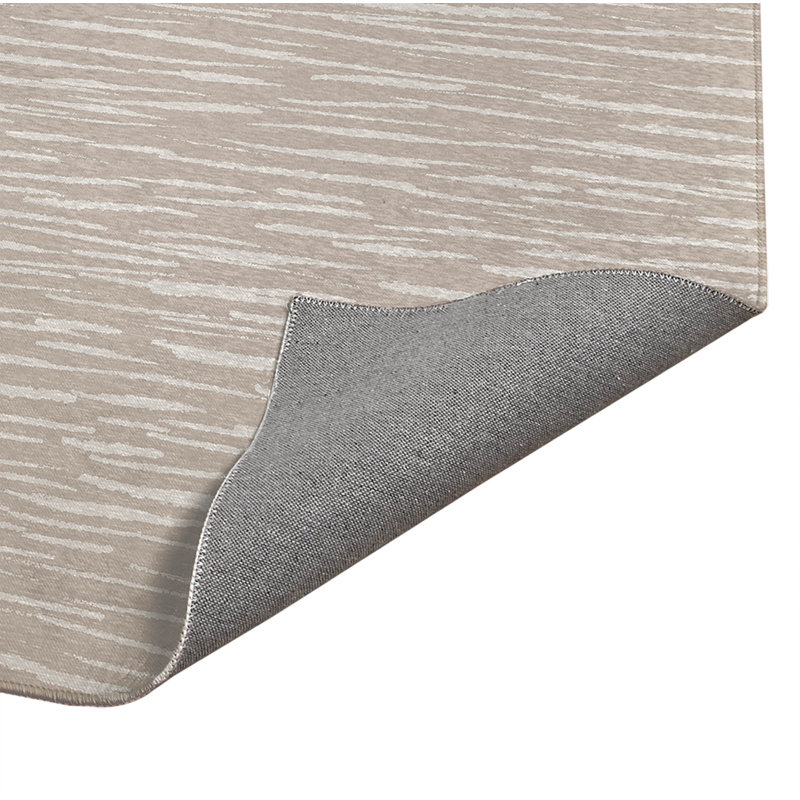 Tapis de bureau léger Spectrum Strands, L 7 pi x L 5 pi, Taupe