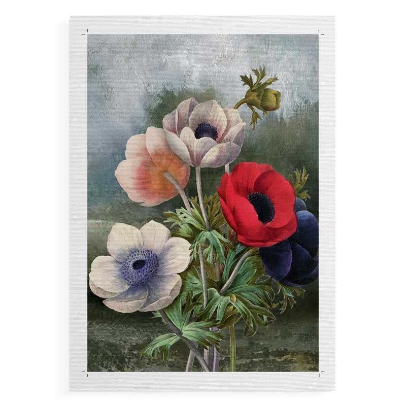 Botanical Landscape III - Impression sur toile seulement - NON-CADRE, H 60 po x l 40 po