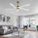 Athanafis Ceiling Fan with LED Lights