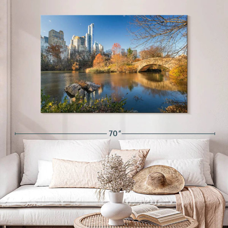 Nicci NYC Central Park Pond, H 34 po x l 51 po