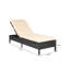 Chaise longue inclinable avec coussin Estelline