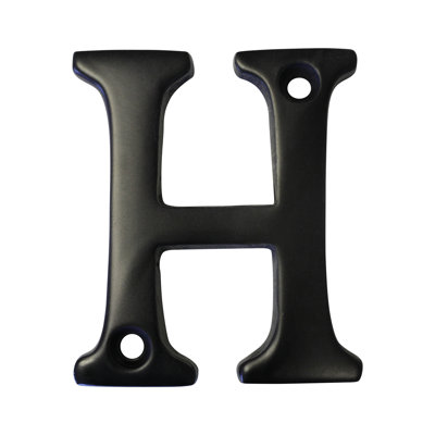 2'' H Brass House Letter