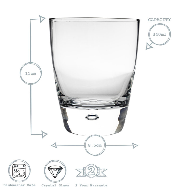 Luna Whisky Glasses, 340