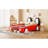 Twin Size Red Race Car Bed With Wheels, Built Materials For Long Use Wheels And Car-Shaped Design, Ensuring A Peaceful Night's Sleep-637425665