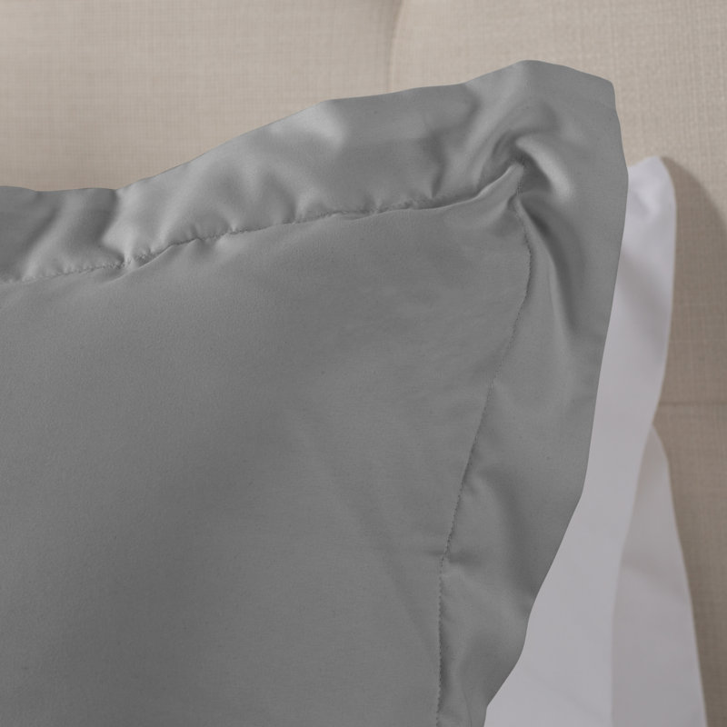 Wayfair Basics® Lightweight Bed-In-A-Bag Set, Full Comforter + 7 Additional Pieces, Light Grey