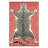 Talon Animal Print Machine Washable Red / Beige / Black Indoor Area Rug with Non-Slip Backing-545792323-541500894