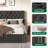 Upholstered Platform Bed With Storage Drawers, Dark Gray-358624212-358624213