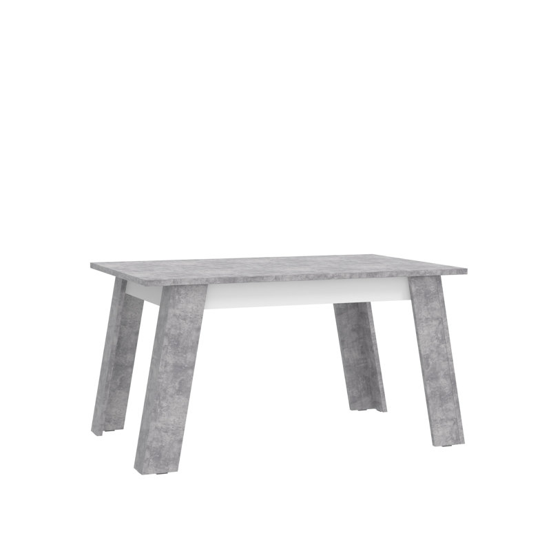 Karlin Extendable Dining Table, Oak/White