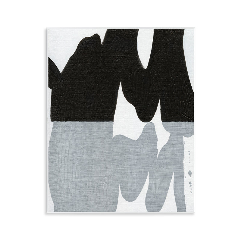 Art mural noir sur forme organique par Jodi Fuchs