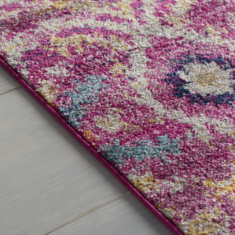 Tapis fuchsia Christa, Rectangle 8 pi x 10 pi