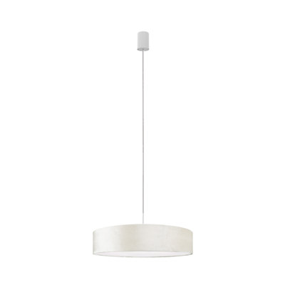 Erdah 3 - Light White Drum Pendant
