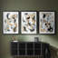 ABSTRACT Series DCCXCII - Impression personnalisée de qualité supérieure avec passe-partout - 3 pièces-999914240-999914242
