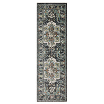 Tapis bleu marine / bleu Caia
