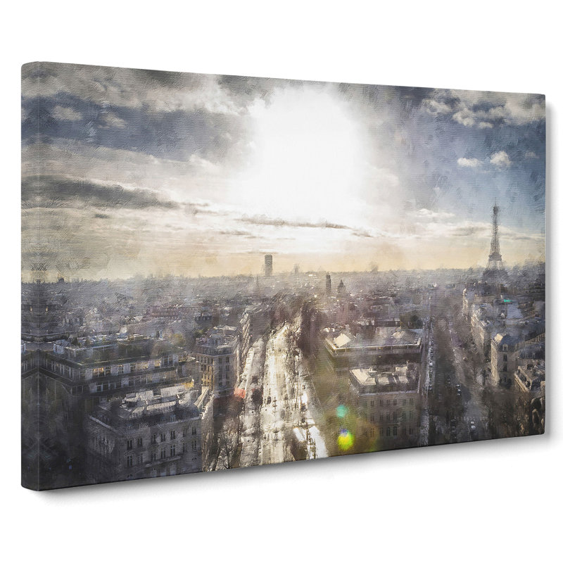 Paris Skyline Vol.3 - Wrapped Canvas, 50cm H x 76cm W x 3cm D