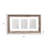 5" x 7" Natural Distressed Reclaimed Wood Hanging Picture Frame with Mat-636784716