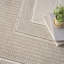 Abye Machine Woven Ivory Recommended Use Rug-1724077825