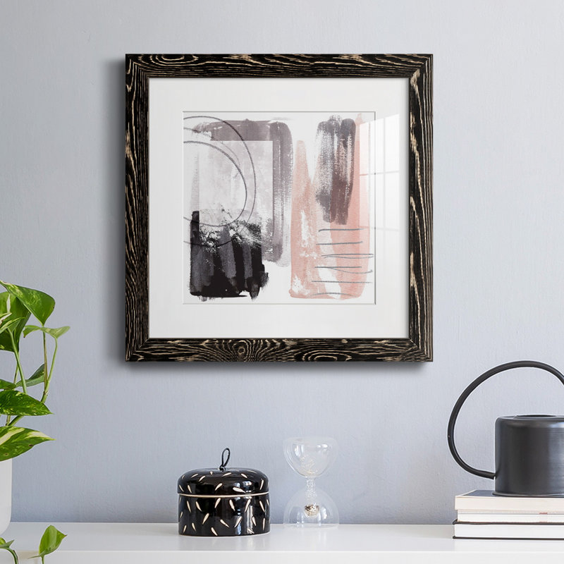 Coexistance III - reproduction encadrée de qualité supérieure - prête à être accrochée, H 35,5 po x l 35,5 po x P 1,5 po