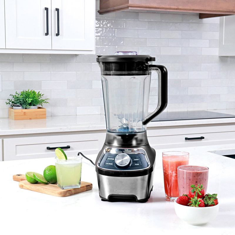 Kenmore Countertop Blender - Electric Mixer for Smoothie, Milkshake, Ice Crush with Pulse Function