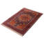 Tapis bleu foncé Teimani 3 pi 8 po x 5 pi 11 po