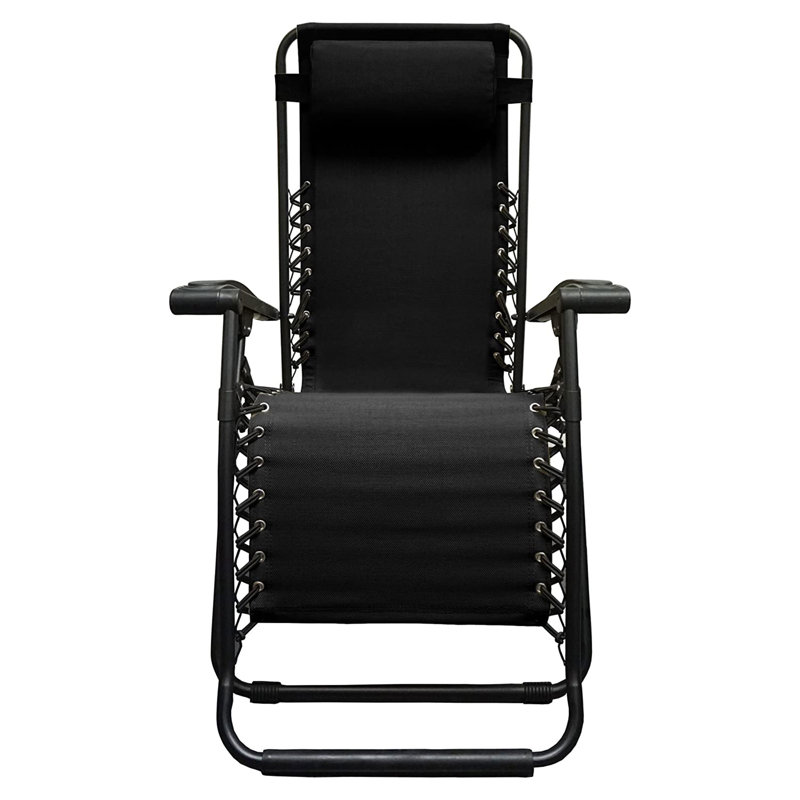 Folding Zero Gravity Chair, Black