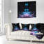 Coussin décoratif floral à fleurs fractales-30611637-30611641