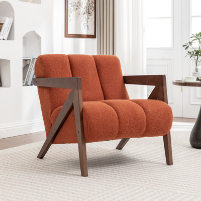 Bula Solid Wood Upholstered Armchair