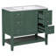 Meuble-lavabo 36 po avec lavabo en céramique-1060427083