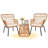 Dawna 2 - Person Patio Conversation Set with Cushions-1517908506