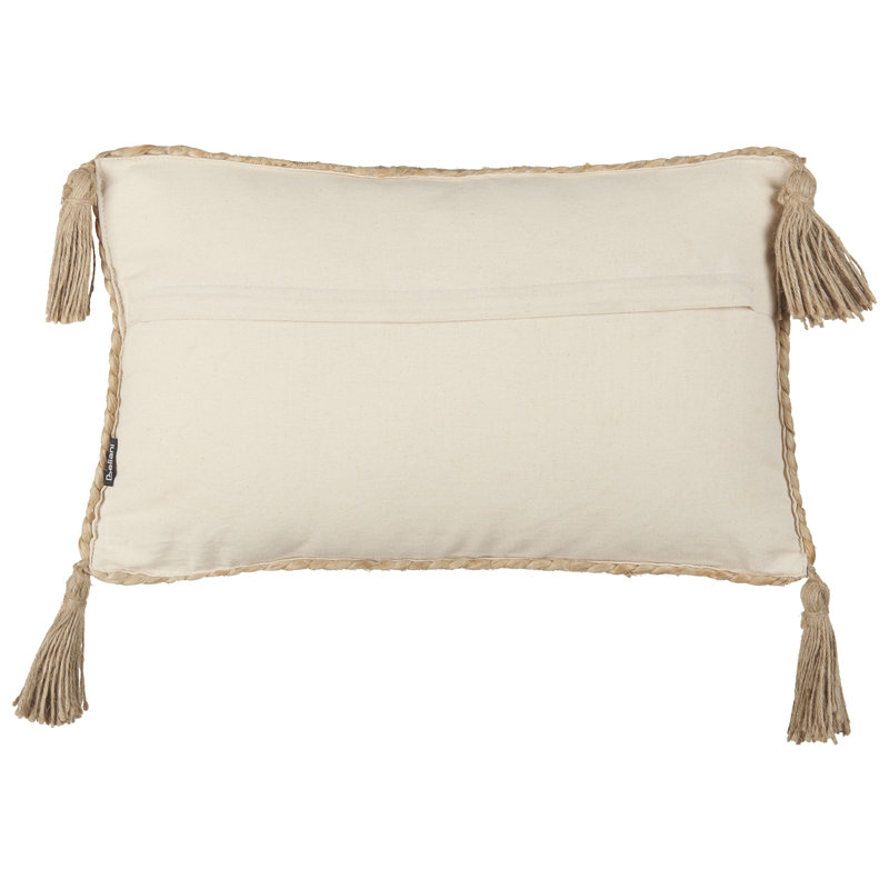 Baristo Beige Rectangular Lumbar Cushion