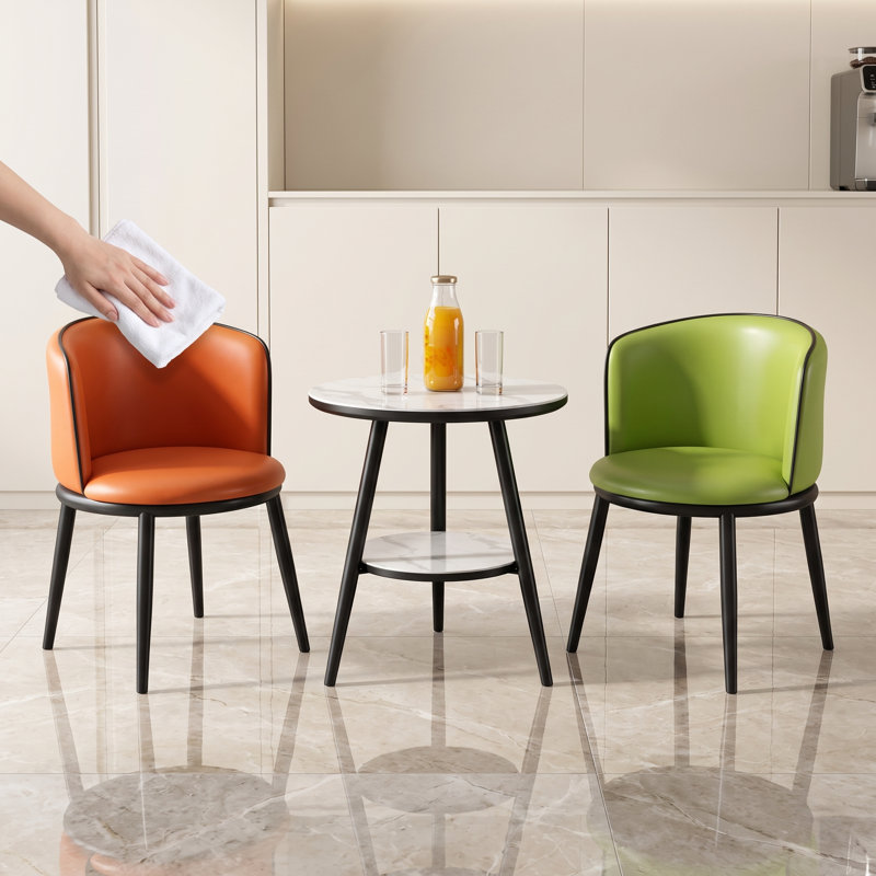 Combinaison de table de réception et de chaise, ensemble de table et de chaise de loisirs, table et chaise de Nordic Négociation, table de loisirs de café, pour couloir de chambre à coucher, café, hôtel