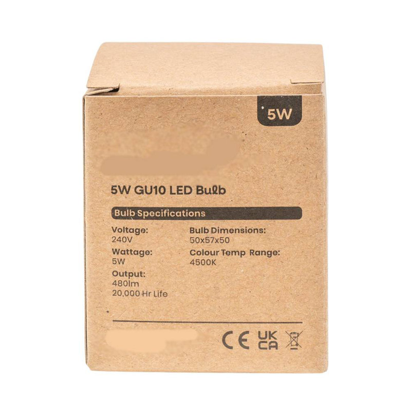 60W GU10 4500K Bulb