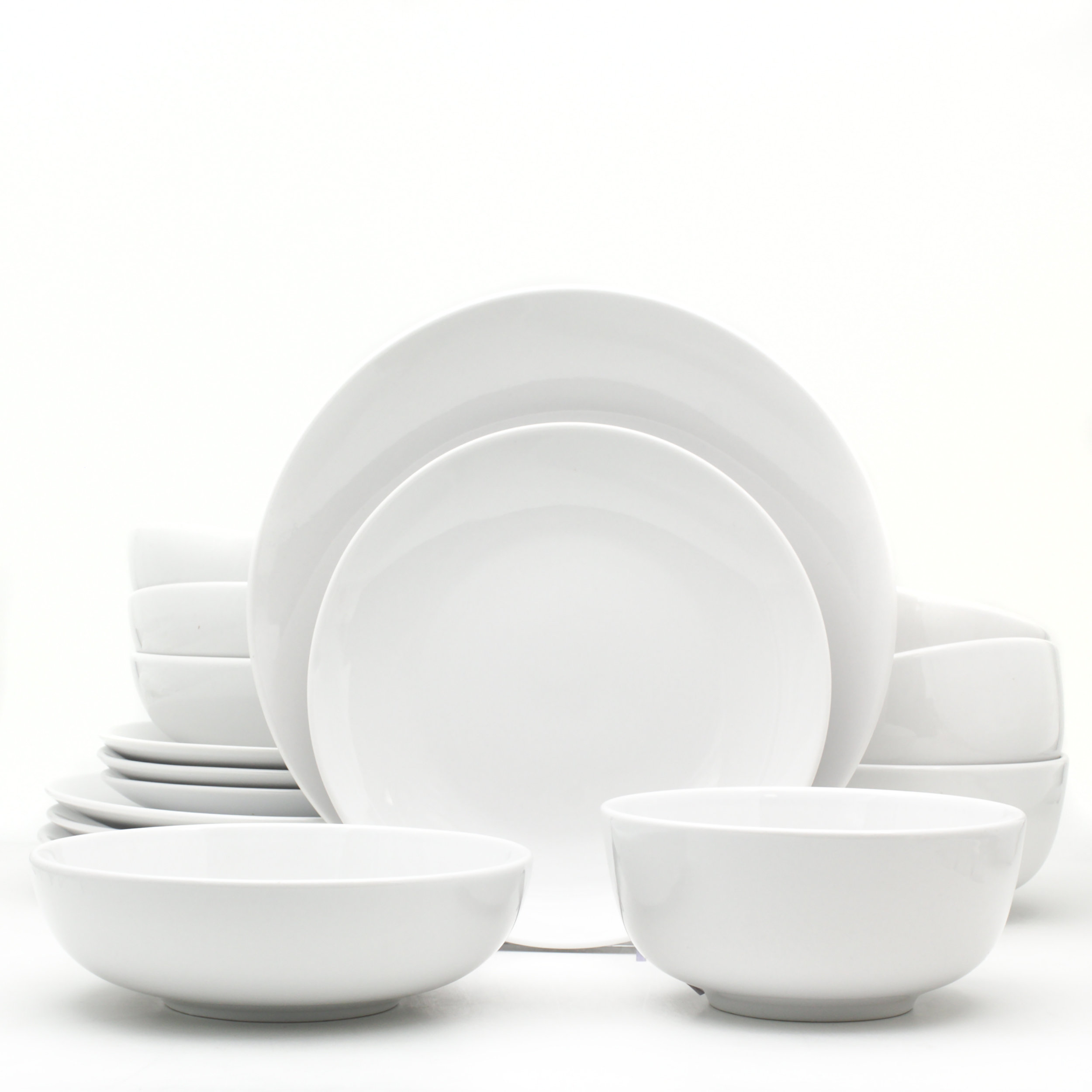 Euro Ceramica Essential 16 Piece Dinnerware Set & Reviews | AllModern