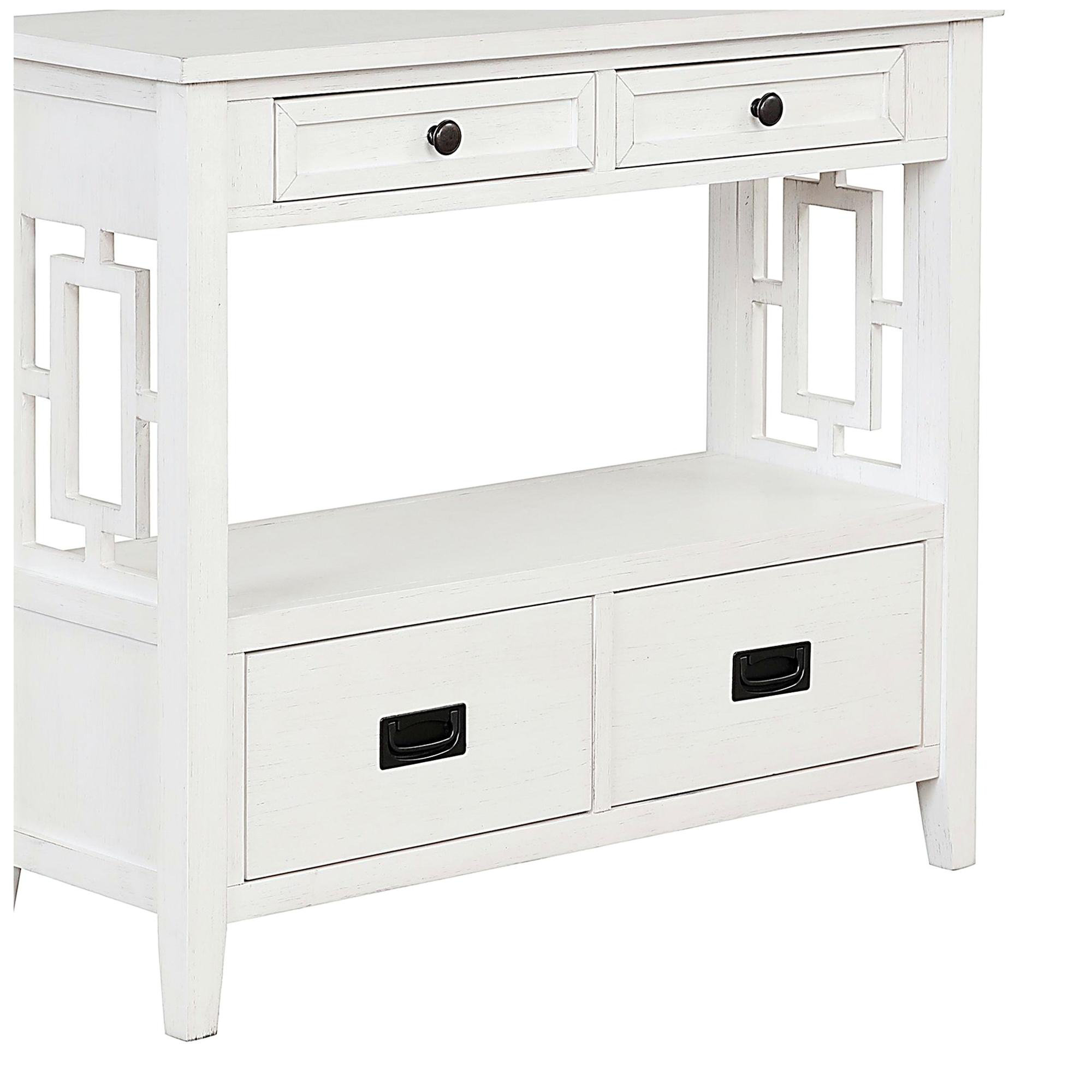 Ophelia & Co. 36'' Farmhouse Pine Wood Console Table Entry Sofa Table ...