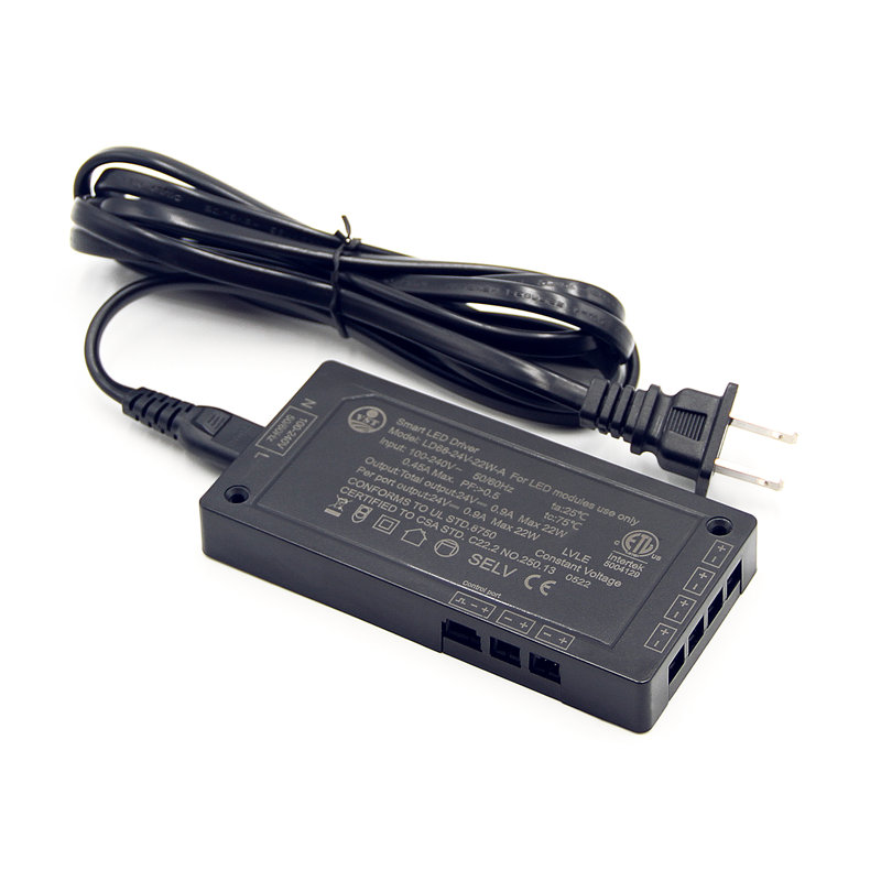 24V Black Electronic Transformer, 22W