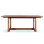 Table de salle à manger extensible en bois massif Lyra