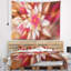 Tapisserie fleur florale rouge-28497945