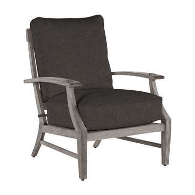 Croquet Teak Patio Chair with Cushions