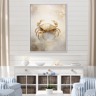 Minimalisme crabe, peinture III sur toile