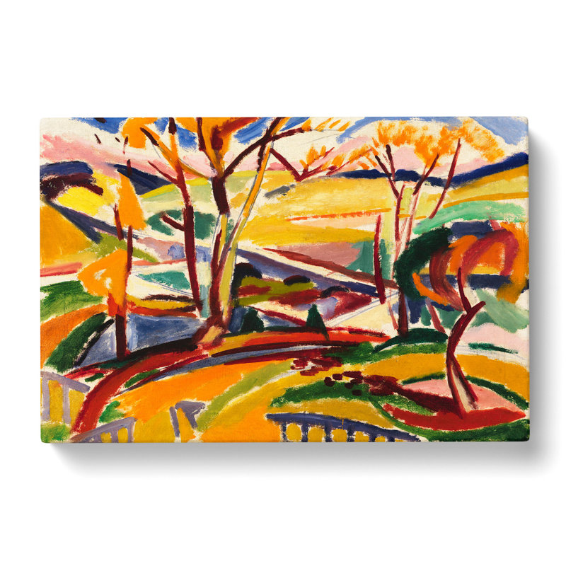 Valley Falls by Henry Lyman Sayen - Wrapped Canvas Painting, 40cm H x 60cm W x 3cm D