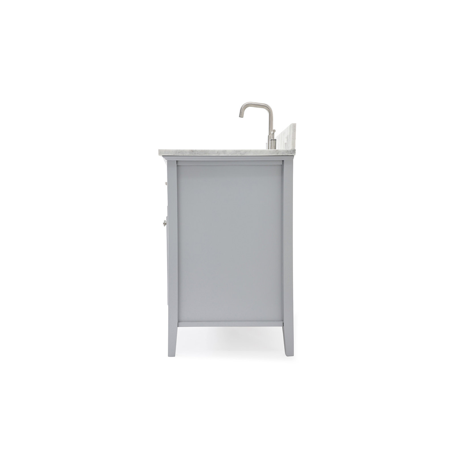 43'' Single Bathroom Vanity, Gray, Right