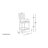 Roquefort Upholstered Linen Blend Counter Stool with Solid Wood Frame-74307451